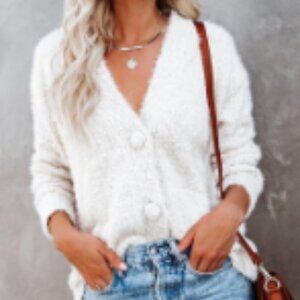 Vici Lush sweater button long sleeve cardigan